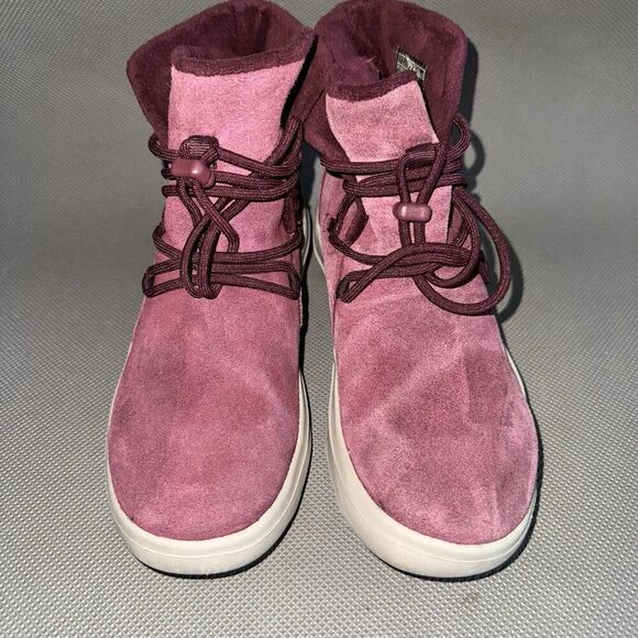 Skechers On The Go Air Cooled Goga Mat Burgundy Comfort Bootie Womens Size 7 - Picture 2 of 8